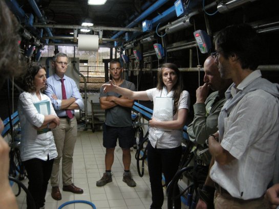 Visite sur un chantier agricole - JPEG - 567.2 ko